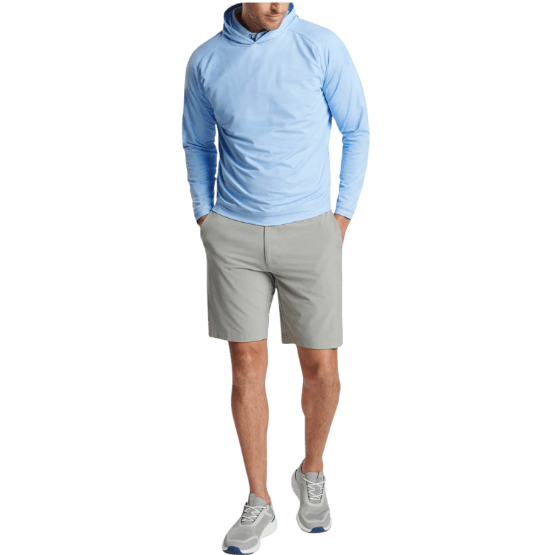 Peter Millar Men's Pine Camo Performance Hoodie - Hoodies - SwagWear