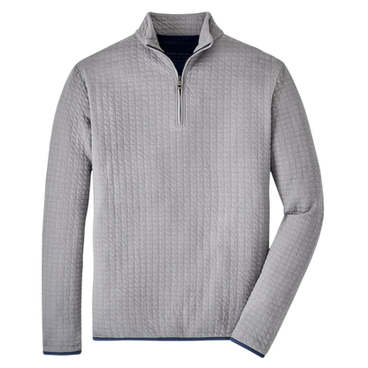 Peter Millar Men's Quad Quilted Quarter-Zip