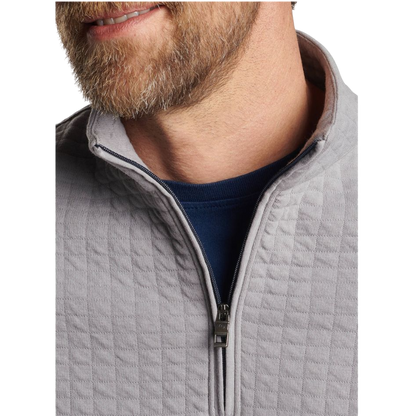 Peter Millar Men's Quad Quilted Quarter-Zip