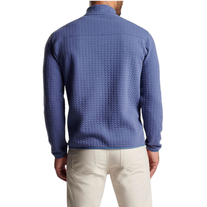 Peter Millar Men's Quad Quilted Quarter-Zip