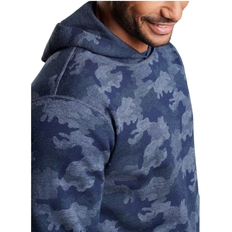 Peter Millar Men's Reversible Camo Popover Hoodie