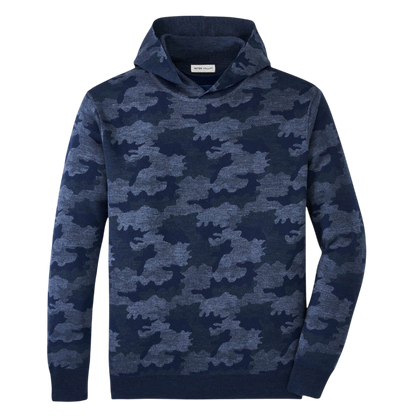Peter Millar Men's Reversible Camo Popover Hoodie