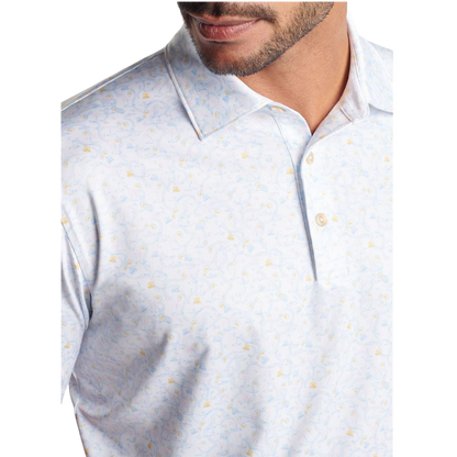 Peter Millar Men's Sandtrapped Performance Jersey Polo