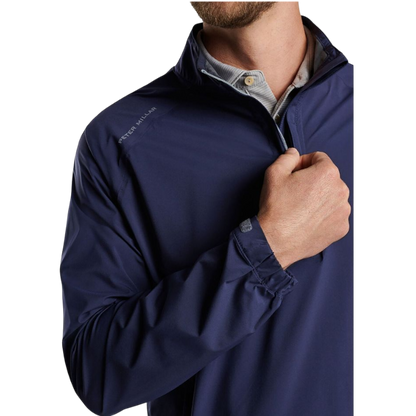 Peter Millar Men's Shield Rain Shell Half-Zip Jacket