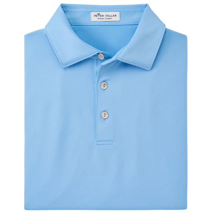 Peter Millar Men's Solid Performance Polo - Self Collar