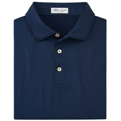 Peter Millar Men's Solid Performance Polo - Self Collar