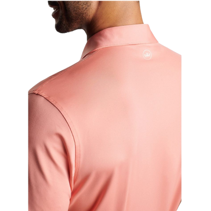 Peter Millar Men's Solid Performance Polo - Self Collar