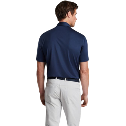 Peter Millar Men's Solid Performance Polo - Self Collar