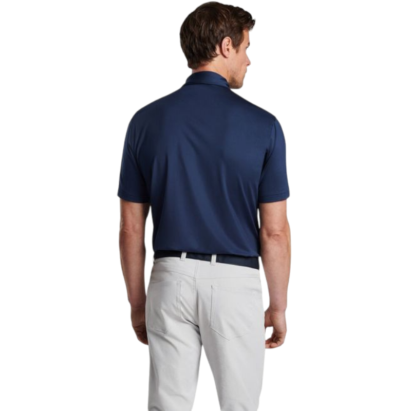 Peter Millar Men's Solid Performance Polo - Self Collar