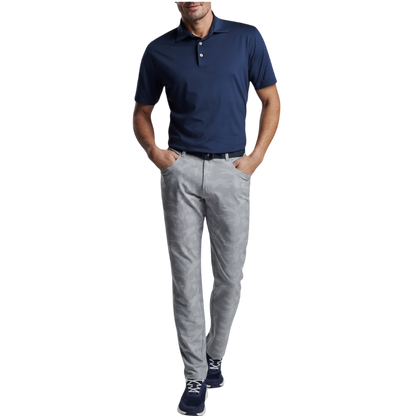 Peter Millar Men's Solid Performance Polo - Self Collar