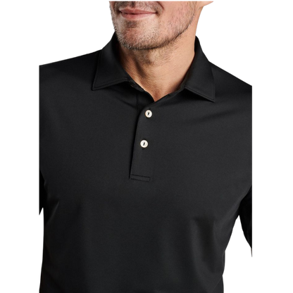 Peter Millar Men's Solid Performance Polo - Self Collar