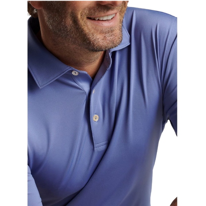 Peter Millar Men's Solid Performance Polo - Self Collar