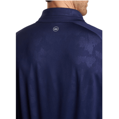 Peter Millar Men's Verge Windowpane Camo Performance Quarter-Zip - Pullovers - SwagWear