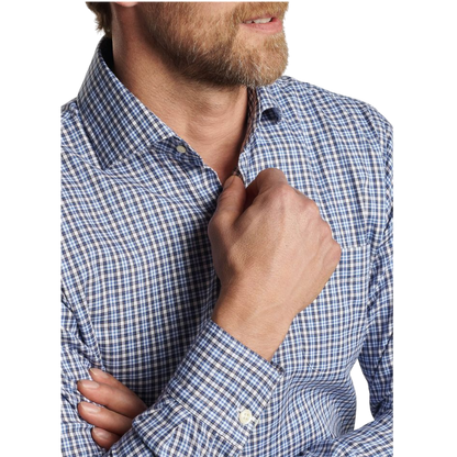 Peter Millar Men's Welland Flannelite Cotton-Stretch Sport Shirt