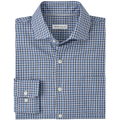 Peter Millar Men's Welland Flannelite Cotton-Stretch Sport Shirt