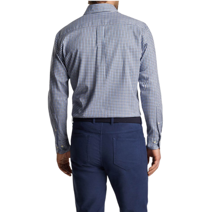 Peter Millar Men's Welland Flannelite Cotton-Stretch Sport Shirt