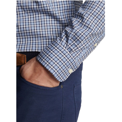 Peter Millar Men's Welland Flannelite Cotton-Stretch Sport Shirt