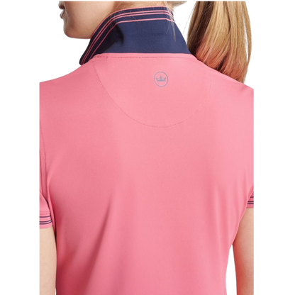 Peter Millar Women's Betty Short Sleeve Drop V Polo