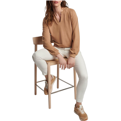 Peter Millar Women's Lava Wash Henley Crew