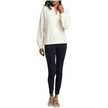 Peter Millar Women's Lava Wash Henley Crew