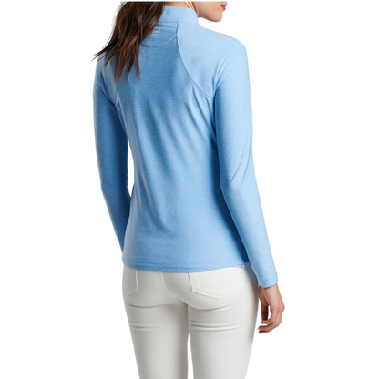 Peter Millar Women's Melange Raglan Sleeve Perth Layer Quarter-Zip