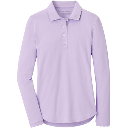 Peter Millar Women's Opal Long-Sleeve Stretch Jersey Polo