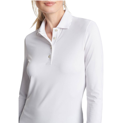Peter Millar Women's Opal Long-Sleeve Stretch Jersey Polo