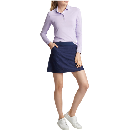Peter Millar Women's Opal Long-Sleeve Stretch Jersey Polo