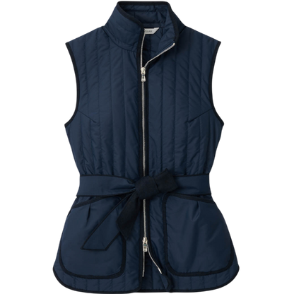 Peter Millar Women's Scout Quilted Travel Vest With Tie