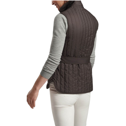 Peter Millar Women's Scout Quilted Travel Vest With Tie