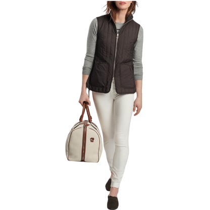 Peter Millar Women's Scout Quilted Travel Vest With Tie
