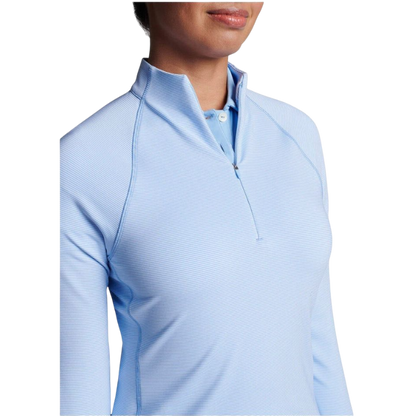 Peter Millar Women's Sugar Stripe Raglan Perth Quarter-Zip