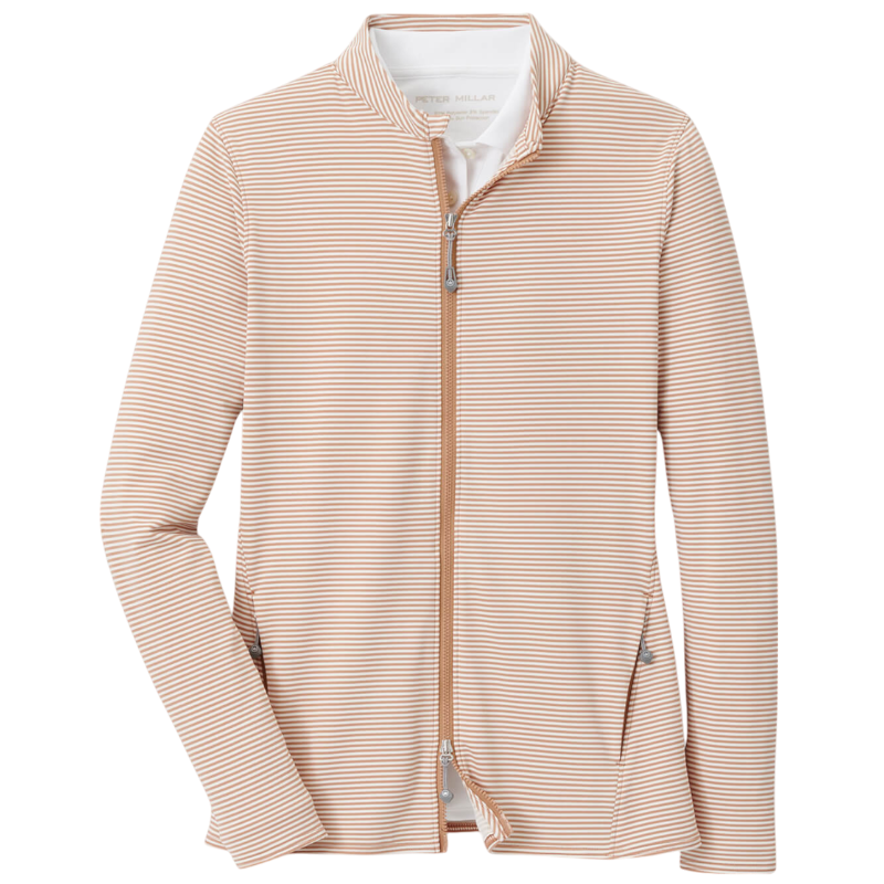 Peter Millar Women's Vista Stripe Katy Full-Zip Layer