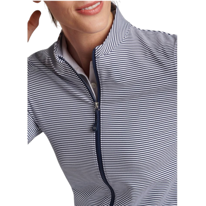 Peter Millar Women's Vista Stripe Katy Full-Zip Layer