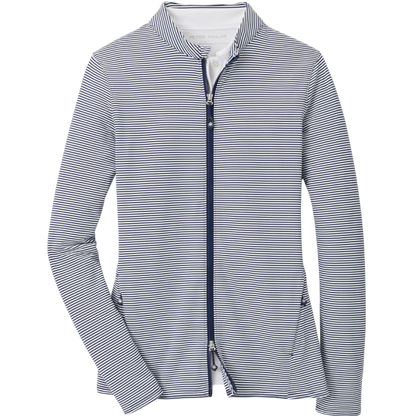 Peter Millar Women's Vista Stripe Katy Full-Zip Layer