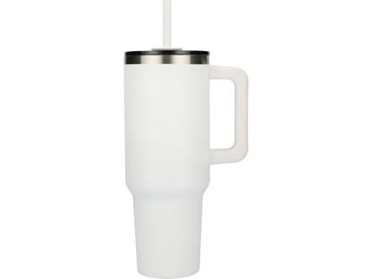 Pinnacle 40 oz Vacuum Insulated Eco-Friendly Travel Tumbler With Straw - Travel Tumblers