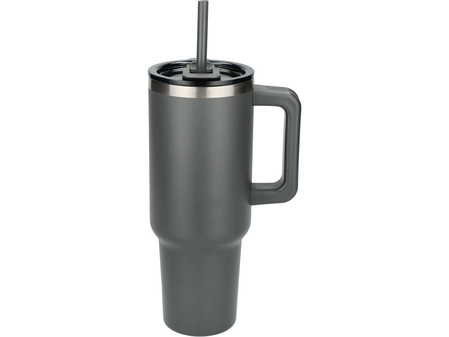 Pinnacle 40 oz Vacuum Insulated Eco-Friendly Travel Tumbler With Straw - Gray / 40oz - Travel Tumblers