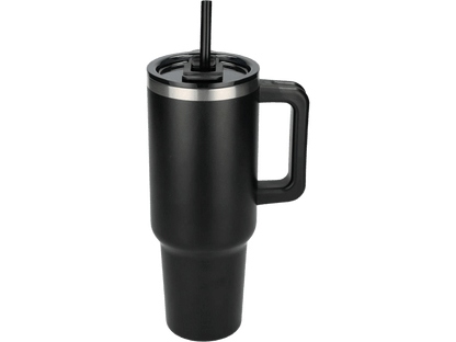 Pinnacle 40 oz Vacuum Insulated Eco-Friendly Travel Tumbler With Straw - Travel Tumblers - SwagWear