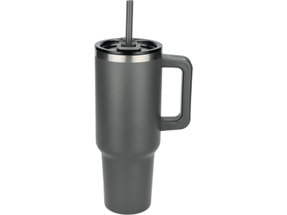 Pinnacle 40 oz Vacuum Insulated Eco-Friendly Travel Tumbler With Straw - Travel Tumblers - SwagWear