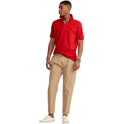 Polo Classic Fit Mesh Polo - Polos - SwagWear