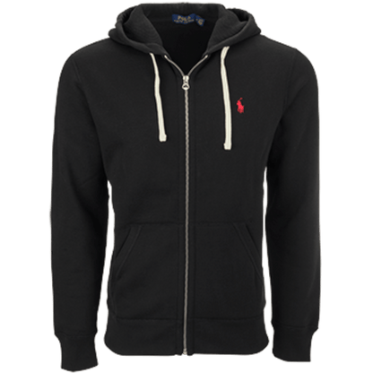 Polo Cotton Blend Fleece Hoodie - Fleece Jackets - SwagWear