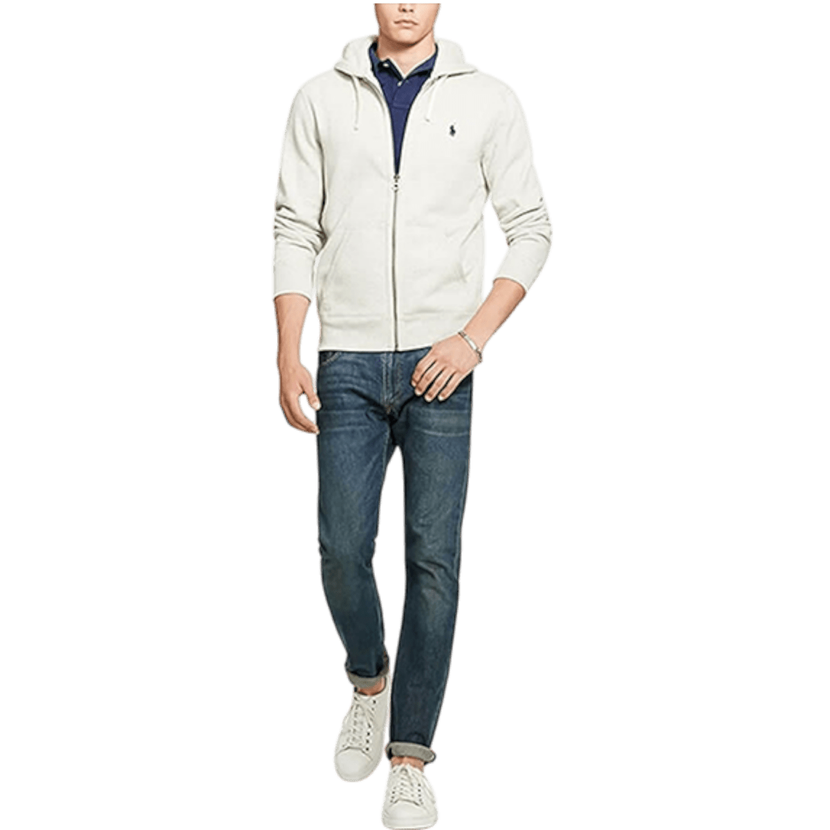 Polo Cotton Blend Fleece Hoodie - Fleece Jackets - SwagWear