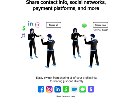 Popl Digital Business Card - Digital Business Cards - SwagWear