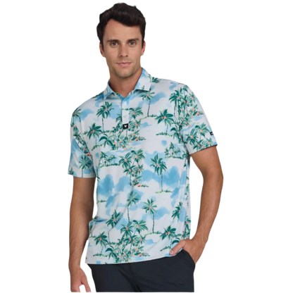 Postcard Vacation Core Performance Polo - S - Polos