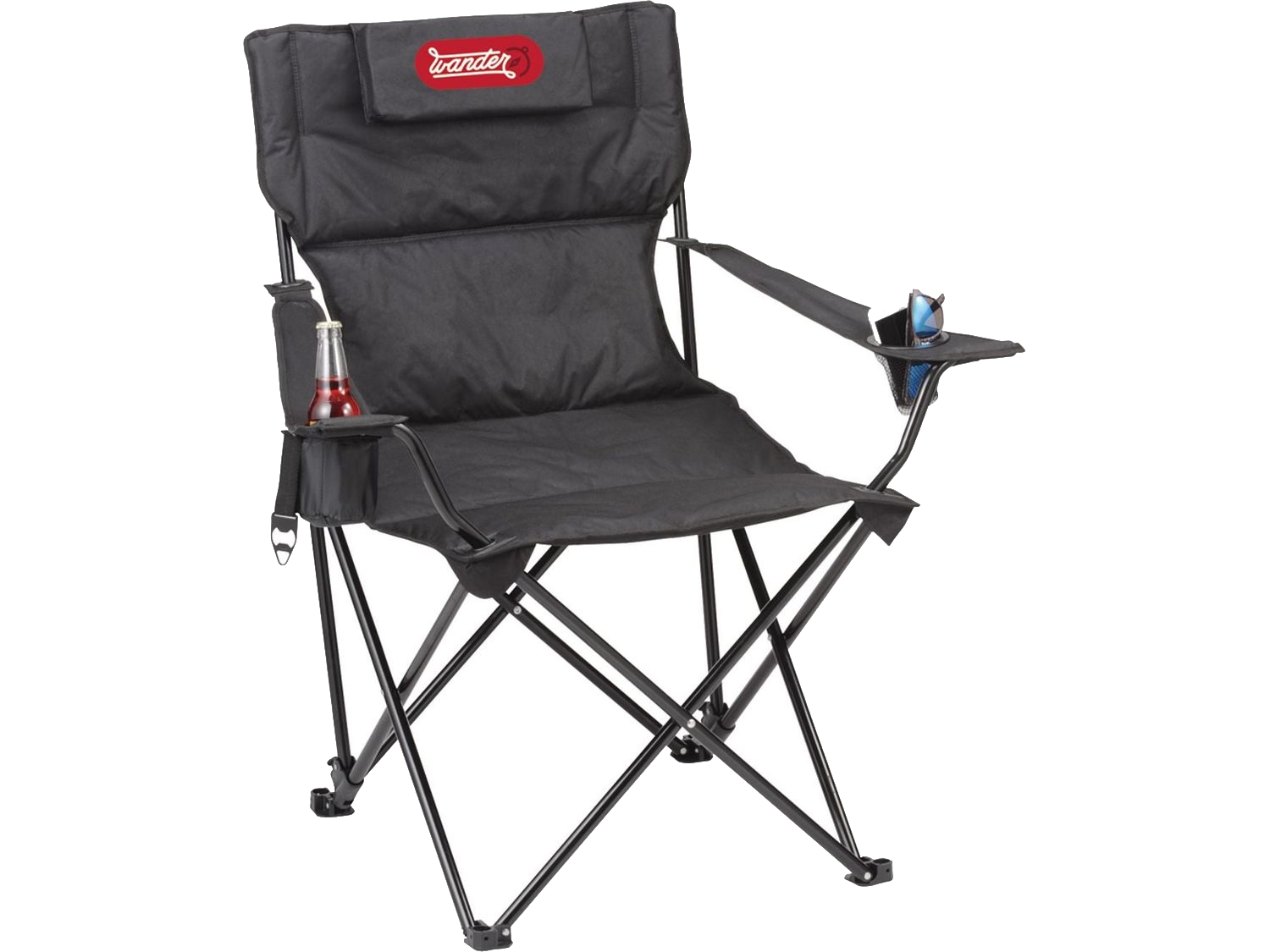 Premium Padded Foldable Outdoor Reclining Camping Chair (400lb Capacity) - Folding Chairs