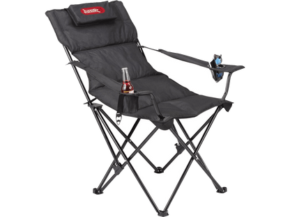 Premium Padded Foldable Outdoor Reclining Camping Chair (400lb Capacity) - Folding Chairs - SwagWear