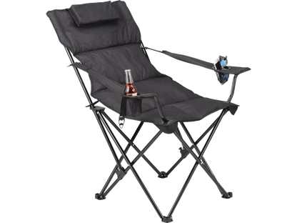 Premium Padded Foldable Outdoor Reclining Camping Chair (400lb Capacity) - Folding Chairs - SwagWear