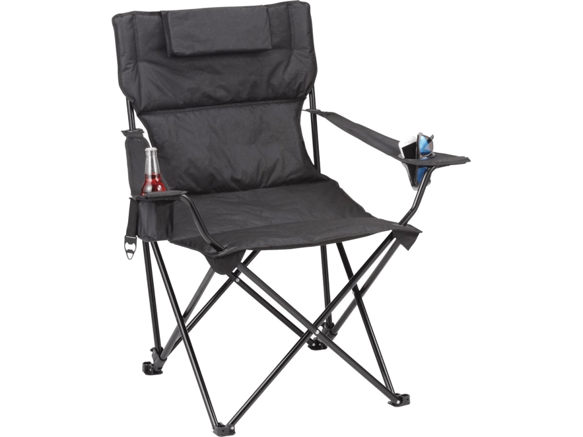 Premium Padded Foldable Outdoor Reclining Camping Chair (400lb Capacity) - Folding Chairs - SwagWear