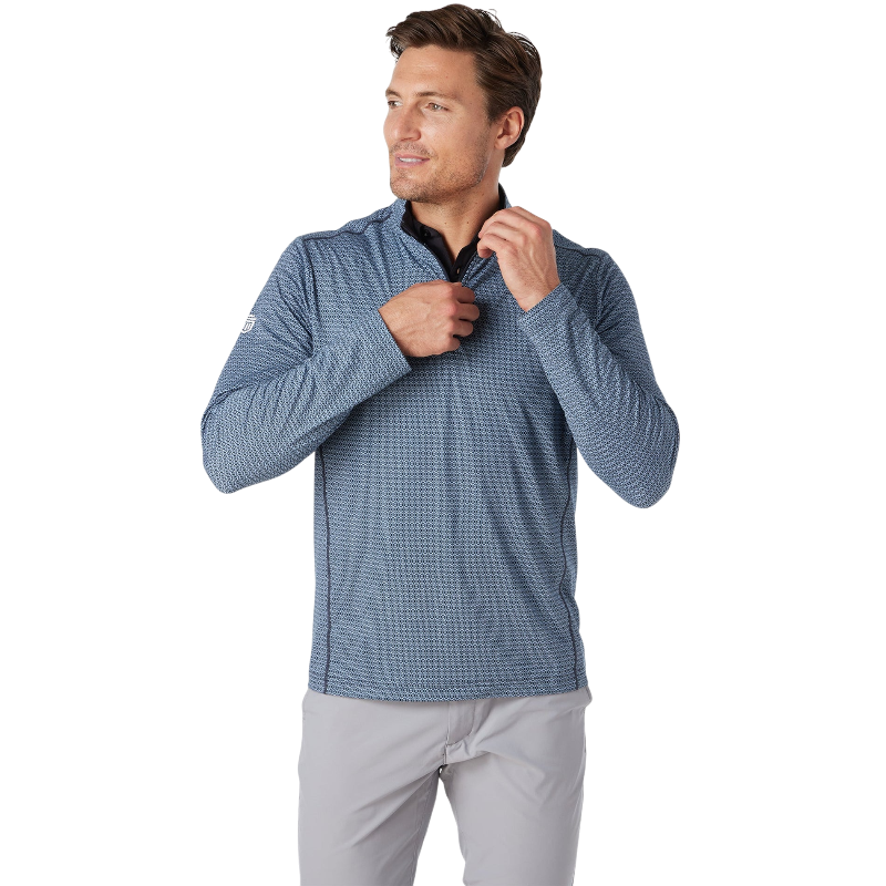 Printed Core Tech Quarter Zip