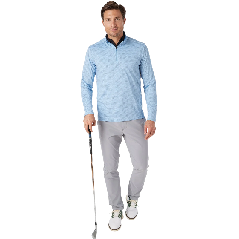 Printed Core Tech Quarter Zip